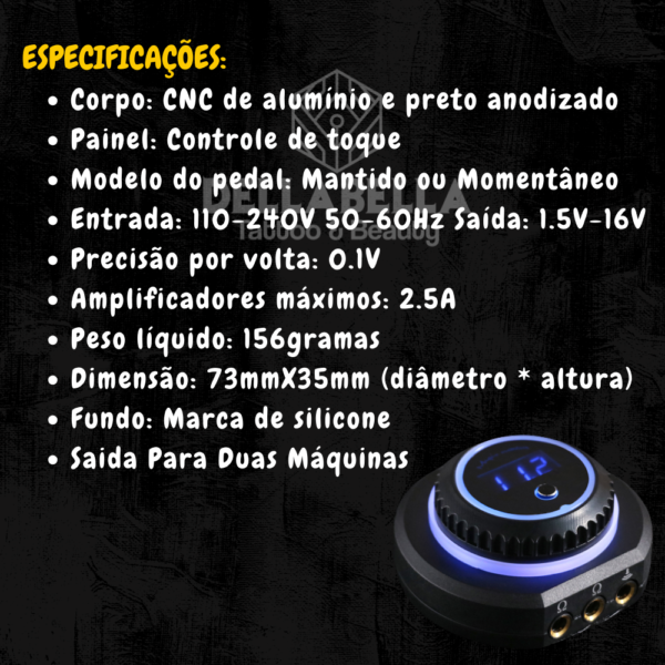 Kit Completo Electra POP com Fonte Dual Magic Creator 3 - Imagem 3