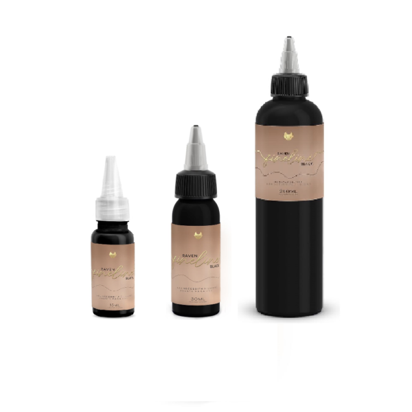 Tinta Raven Black Fine Line - 15ml/30ml/240ml