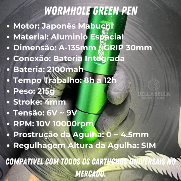 Máquina PEN Wormhole Green - Imagem 5