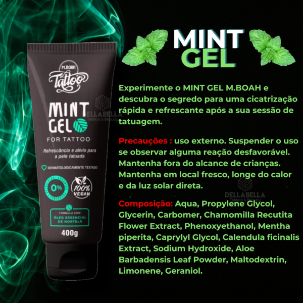 Gel de Hortelã Mint Gel 400g - Imagem 3