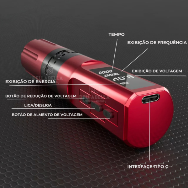 Kit Tatuagem Pen Wireless - Imagem 2