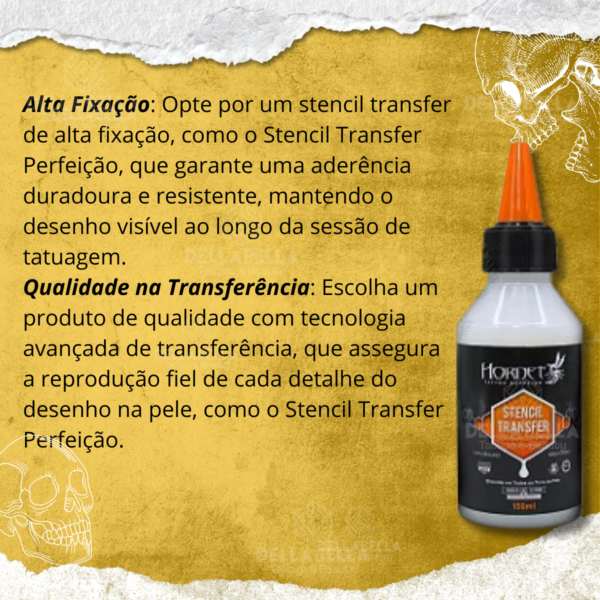 Stencil Transfer Hornet 150ml - Imagem 4
