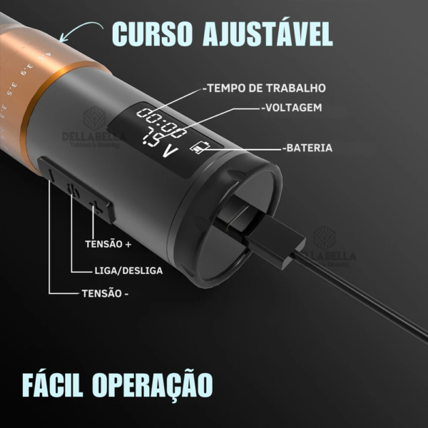 MAQUINA PEN COM REGULAGEM DE STROKE 4.5 - Imagem 6