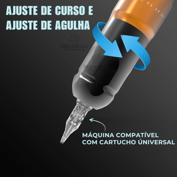 MAQUINA PEN COM REGULAGEM DE STROKE 4.5 - Imagem 3