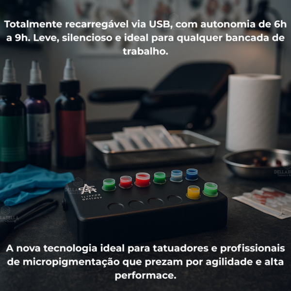 Mixer Misturador Tintas Automático Ink Para Tattoo Tatuagem - Imagem 4